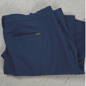 Greg Norman Golf Pants Mens 38x29 Navy Blue Excellent Stretch Performance Shark
